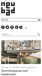 Mobile Screenshot of neubad.org